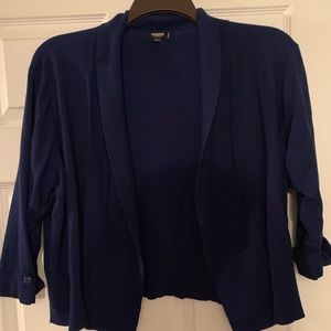 Navy blue cardigan
